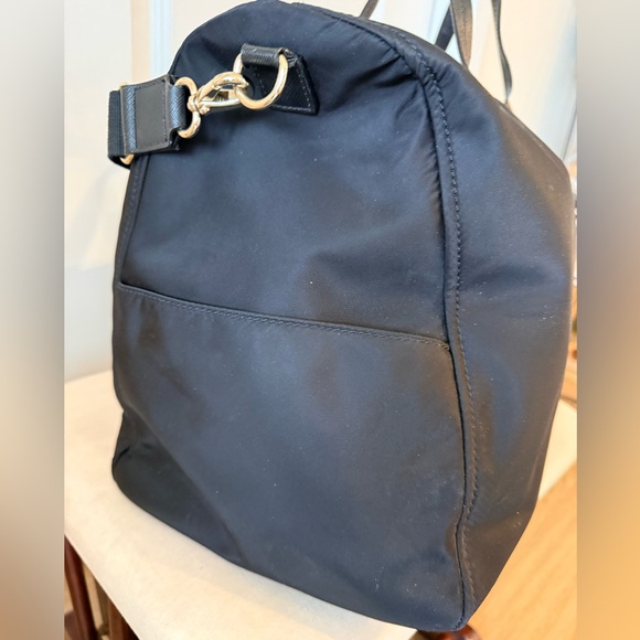 Kate Spade Classic Black Nylon Duffle Weekend Bag - Picture 7 of 13